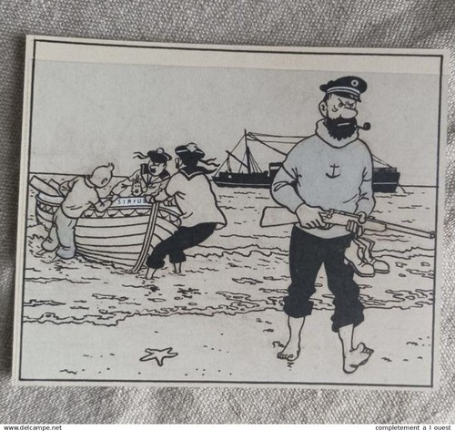 Tintin fac similé - fac-similé, case