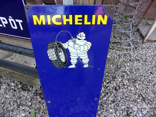 Plaque émaillée michelin - plaque,