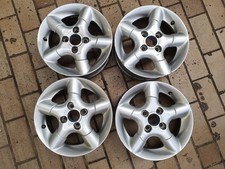 Set of Rear Metal Wheels Rims 6x14" ET38 4x100 Honda CRX EE8 ED9 CIVIC EE9 EK4 EJ9 EG6