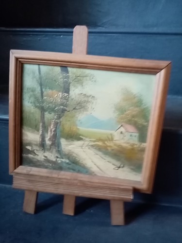 Tableau avec chevalet ancien - avec,