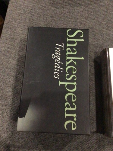 Shakespeare tragédies coffret - tragédies,