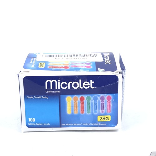 Microlet colored lancets 100 - -,