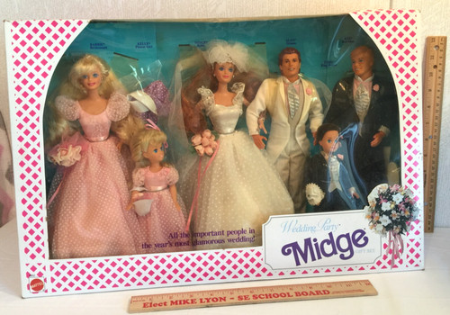 1990 mattel wedding - wedding, party