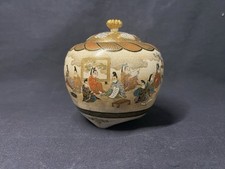 Burning Perfume Satsuma Earthenware Incense Meiji Era Japan
