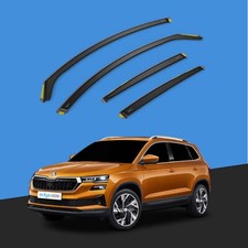 SKODA Karoq 2017-onwards 5 Door SUV Wind Deflectors 4pc  Tinted