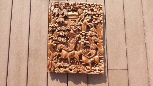 Ancien panneau bois - en,
