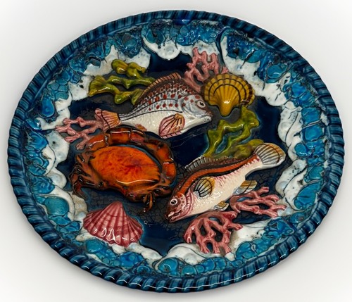 Rare assiette trompe œil - rare,