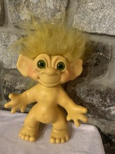 Vintage  Large Dam Things Thomas Troll Doll 12” 1964 Halloween Display Toy