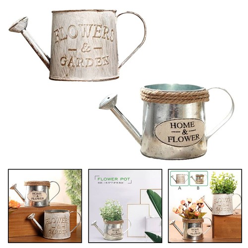 Arrosoir fer design vintage - en,