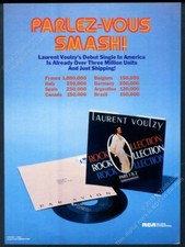 1978 Laurent Voulzy photo RCA Records vintage trade print ad