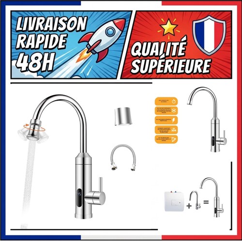 Robinet cuisine électrique