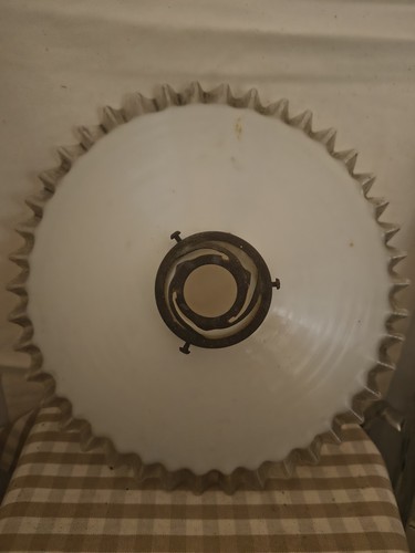 Abat jour ancien - ancien, verre