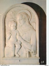 37 - Chenonceau - La chapelle, la Vierge et l'Enfant en marbre de Carrare du XVI
