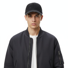 Dolce & Gabbana Black Distressed Baseball Cap