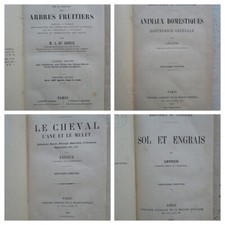 4 volumes 1886/1893 : ARBRES