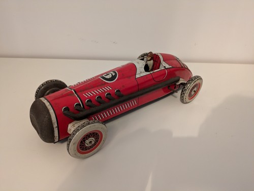 Voiture course ancienne - course,
