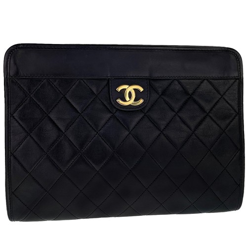 Sac pochette chanel - chanel, matelasse