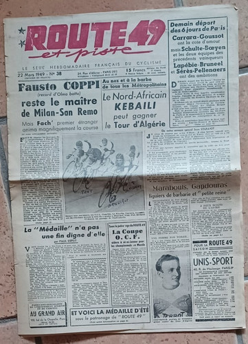 Cyclisme journal route 49 et - journal,