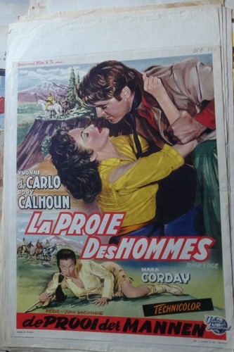 Affiche belge proie des - affiche,