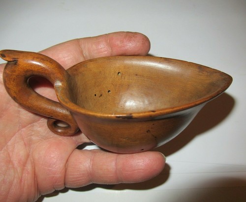 Ancien biberon bois tasse à - biberon,