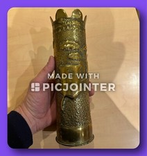 ancienne douille obus ww1 1 ère guerre mondiale baie de somme 