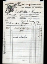 PARIS (III°) WATCHMAKING TOOLS & SUPPLIES "Albert JACQUET" in 1933