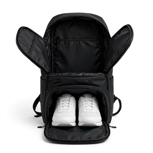 Sac dos noir compartiment - à,