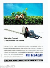 ADVERTISING ADVERTISING 046 1991 Peugeot tools trimmer - hedges