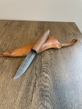 Unique handmade knife with a blade from Bruseletto (Norway)