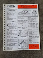 FICHE TECHNIQUE AUTOMOBILE