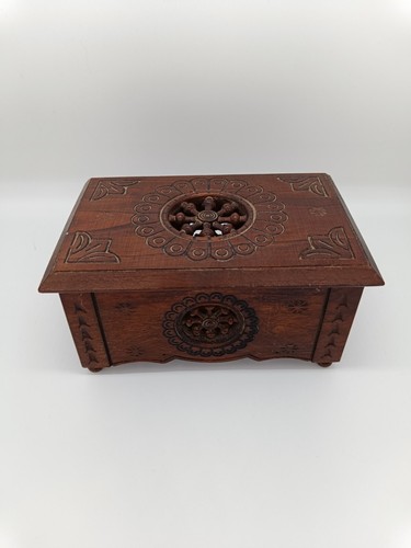 Boite ancienne bois marin - bois,