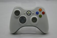 Manette Microsoft Xbox 360 fat blanche Officielle console bon état + cache pile