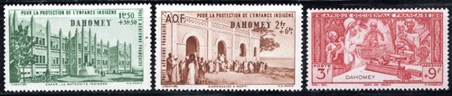 Dahomey stamp scott cb1 - stamp, #cb1-cb3