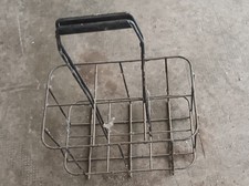 porte bouteilles Vintage  casier panier à bouteilles en fil métal 6 Bouteilles 