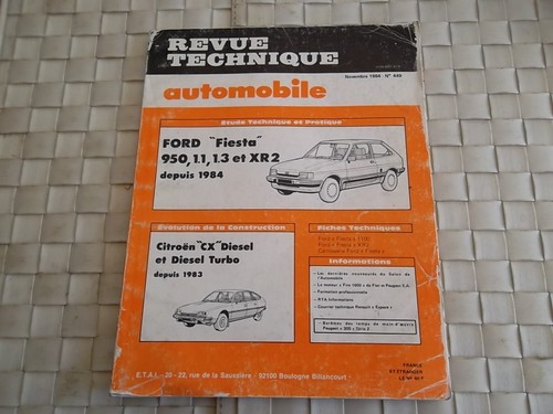 Revue technique ford fiesta - technique,