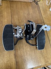 Harley Softail Floorboard Foot Board Set 1984-99 Left Right Mount Bracket Evo