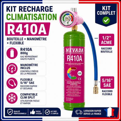 Kit recharge gaz - kit, r410a