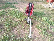 Weehoo iGo Turbo Tag Along Child Bicycle Trailer - Red/Silver (K1000)