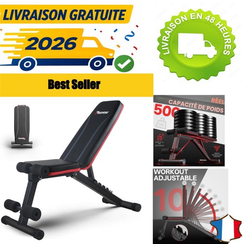 Banc musculation pliable - de,