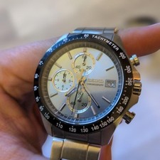 Montre chronographe Seiko bleu