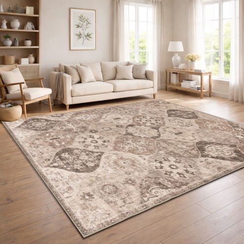 Tapis vintage boho moderne - boho,
