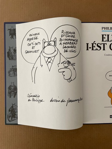 Philippe geluck dédicace - philippe,