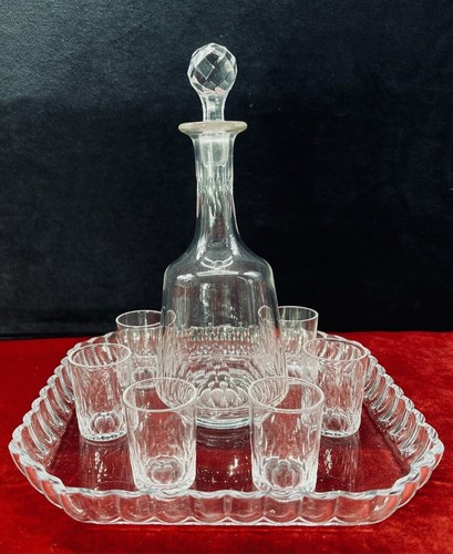 Baccarat richelieu sake set - baccarat,