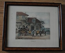 - SCENE ANGLAISE SUR UNE LITHOGRAPHIE FRANCAISE NUMEROTEE  -  1er MOITIE XXème