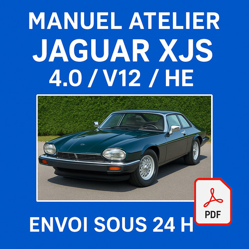 Manuel atelier jaguar xjs - jaguar,