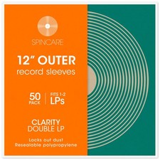 50x DOUBLE Pochettes Vinyle 33