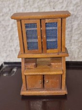 Furniture for miniature showcase dollhouse, diorama wardrobe 1:12