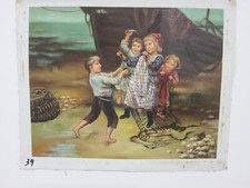 Tableau Peint Enfants Sur