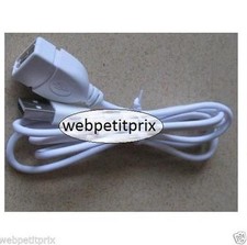 CÂBLE RALLONGE USB 1M- BLANC