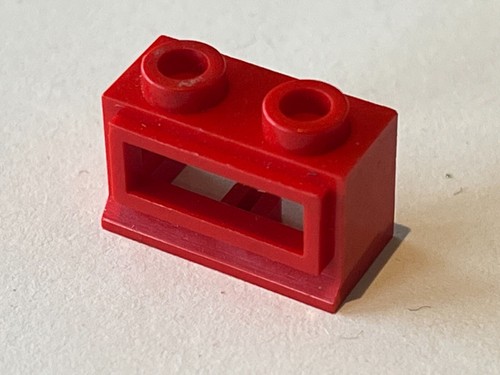 Fenetre rouge lego vintage - rouge, red
